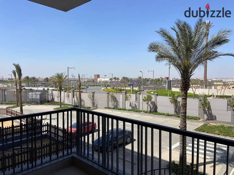 for rent apartment finished with ACs special view under price in cairo festival city 2