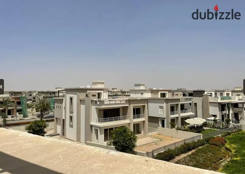 for rent apartment 2 bed finished with ACs special view in cairo festival city 6