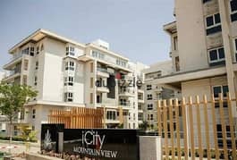 I villa corner in Mountain Park phase View Lagoon with installments in Mountain View Icity Compound