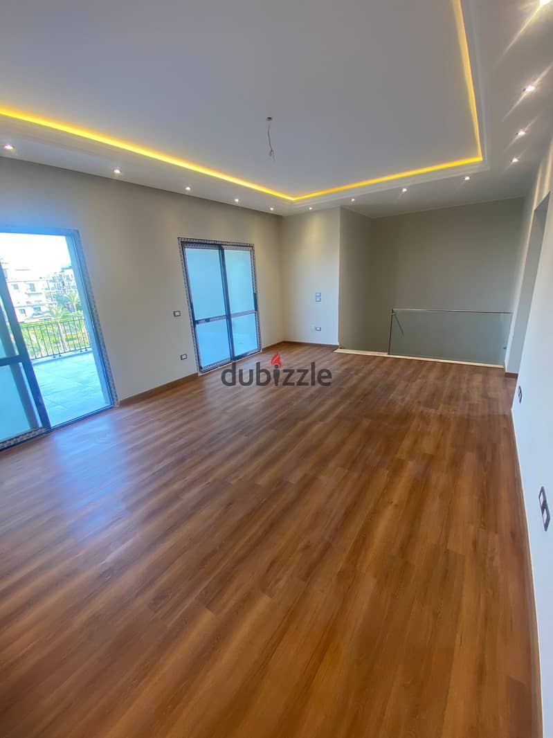 penthouse 300 m super lux finishing for rent with Terrace in sodic east town 26