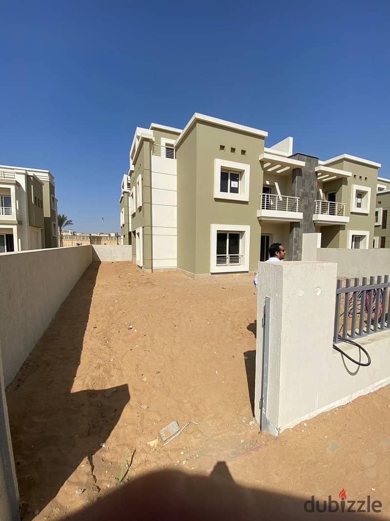 Twin house for sale in CFC- New Cairo The view opens with land scape and the lakes Semi finished   Ready to Move 5