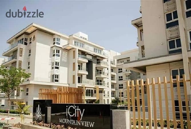 Duplex Garden 225m ready to move Direct View Central Park in Mountain View iCity Compound 0