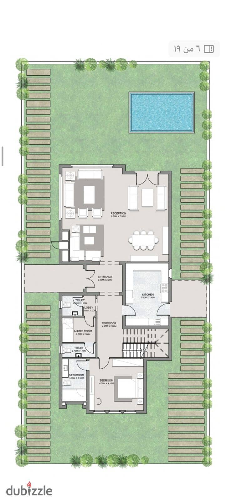 villa Standalon3 74m 6-bedroom  prime location ,ready to move  at hot price in Hyde Park Compound, Fifth Settlement, New Cairo 2