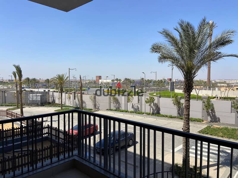 for rent apartment finished with ACs special view under price in cairo festival city 3