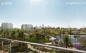 Apartment for sale in a garden, open to the largest view and landscape, in the best location in New Cairo, in installments. 7