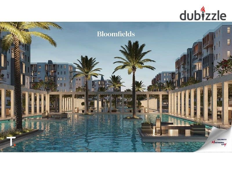 apartment for sale in BloomFields  compound with down payment and installments 2