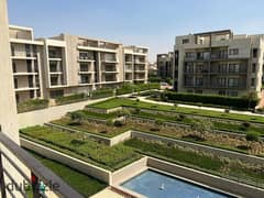 At the lowest price, an apartment for sale, 130 sqm, fully finished with air conditioners with a prime view in Fifth Square Al Marasem Compound 0