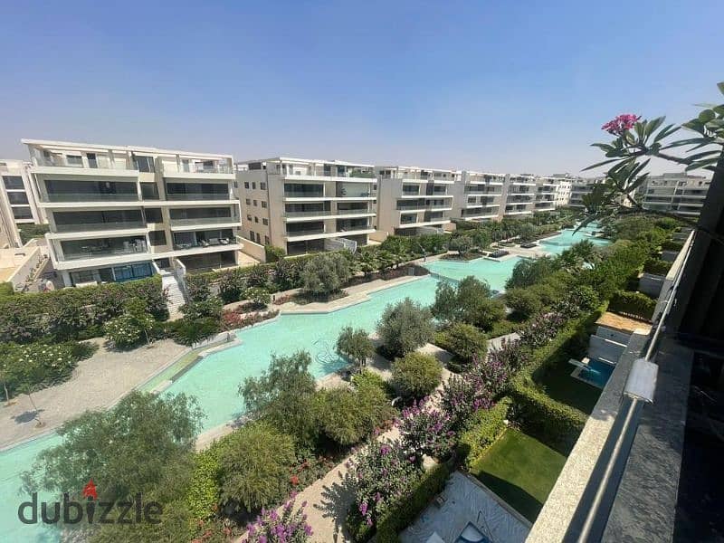 for sale apartment 3 bed with installment view lagoon in compound lake view 8