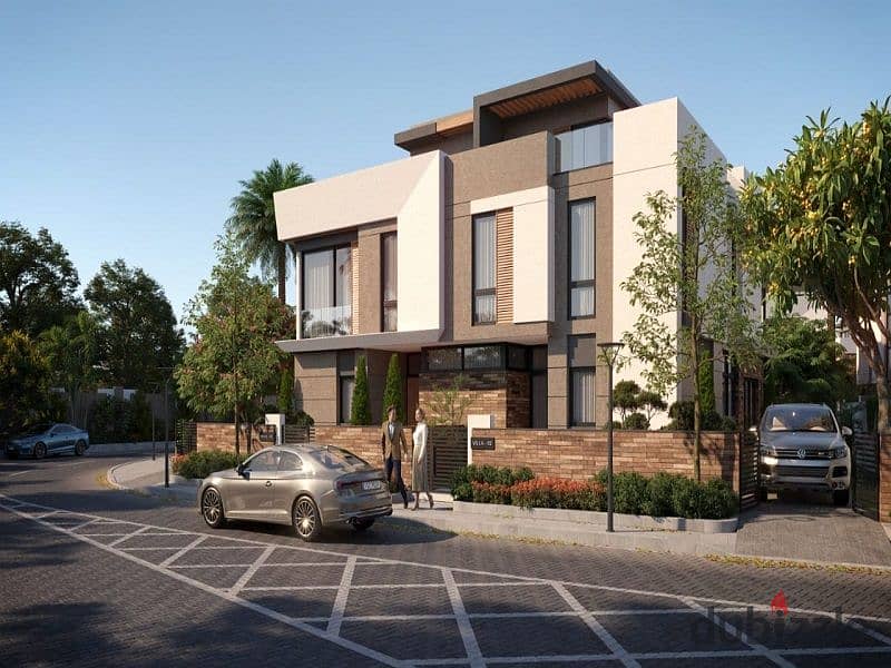 Townhouse resale corner 223m in SILVA Compound with installments over 81 months in Sheikh Zayed_ELSHEIKH ZAYED 0