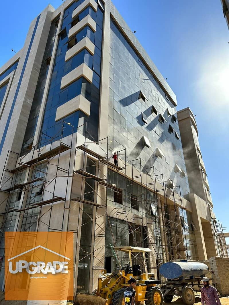 73 sqm Office in AUDAZ Mall the Financial District, New Capital - Fully Finished with AC, Immediate Delivery, 4-Year Installments, 40% Cash Discount 20