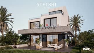 Villa on Suez Road, 390 meters, in installments, The Estate Compound