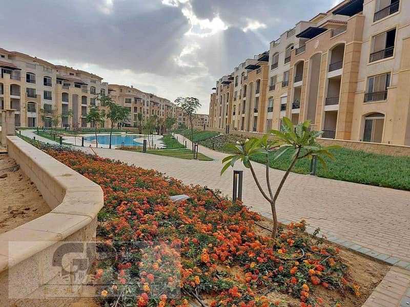 Apartment for sale in a prime location in the Fifth Settlement in Stone Park Compound 4