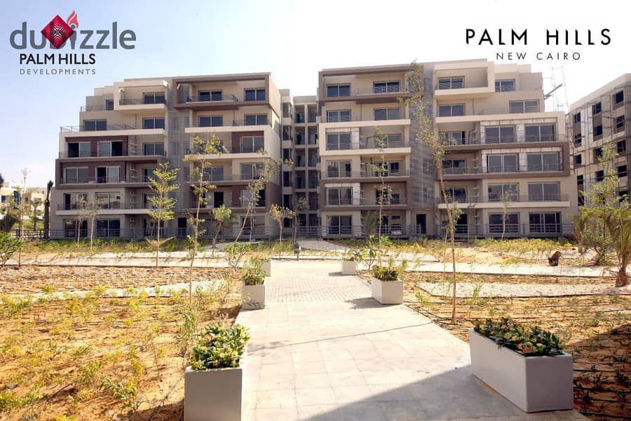 apartment in palm hills compound in cleo phase in prime location with less down payment and installments 7