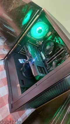 كيسه كمبيوتر كسر زيرو لكن بدون كارت شاشه pc gaming used like new