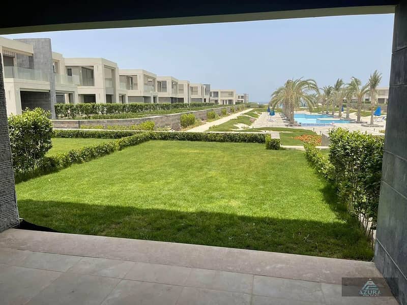 للبيع شاليه 120م  ارضي بجاردن ف لافيستا راس الحكمه | LA VISTA RAS ELHIKMA chalet120 m + garden in lagoon 1