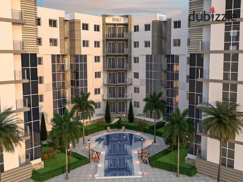 Own a fully finished apartment with a double view in the heart of Fifth Settlement - Revali with a 10% down payment With a 30% cash discount Rivali 13