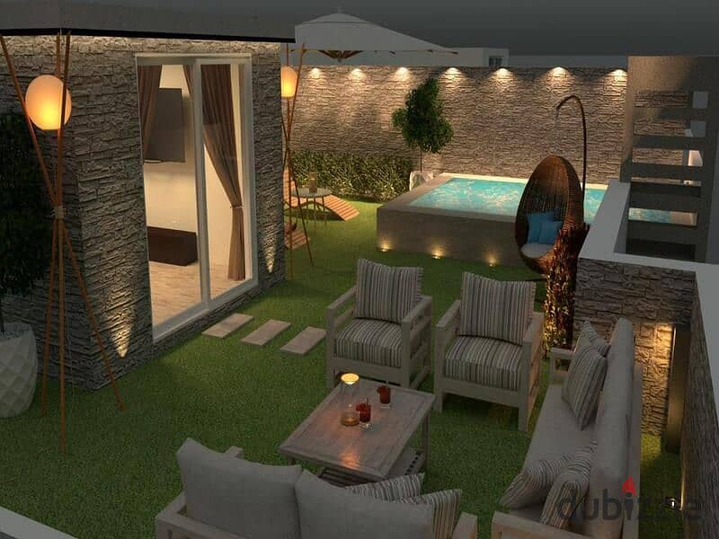 Own an apartment for sale with a private garden area in the heart of the Fifth Settlement, Revali, and get a 30% cash discount Rivali 3