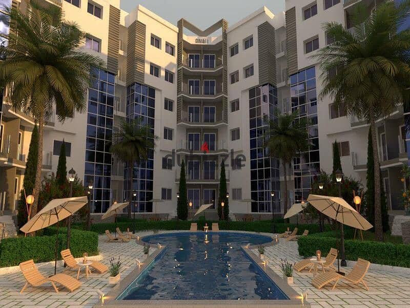 Own an apartment for sale with a private garden area in the heart of the Fifth Settlement, Revali, and get a 30% cash discount Rivali 4