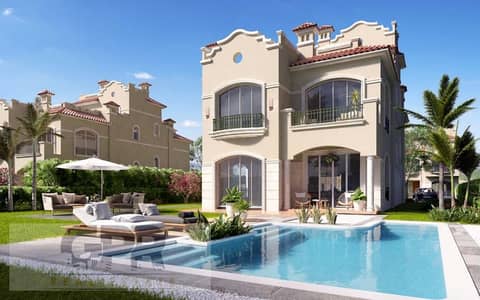 Luxury apartment for sale in La Vista Patio Oro Compound in New Cairo