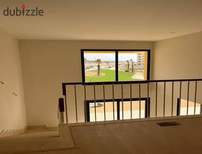 Immediately receive a 287 sqm duplex with a 115 sqm garden, finished, Super Lux, on direct panels, in installments, in Owest Compound.