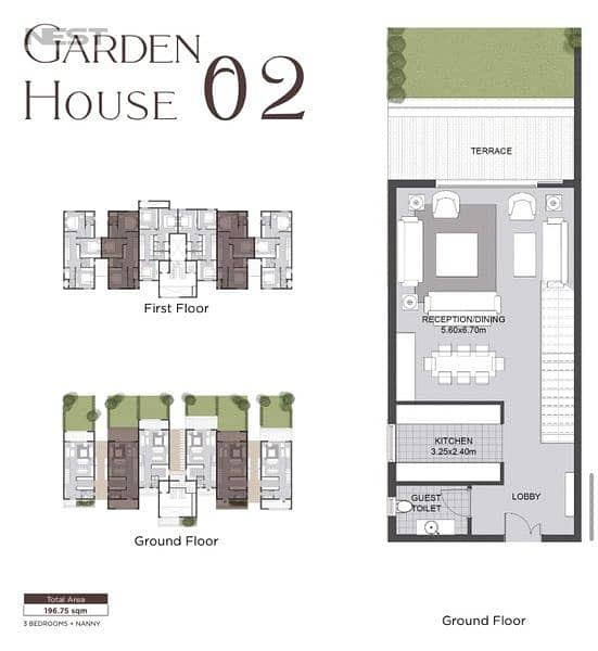 جاردين هاوس ريسيل كارميل سوديك متشطبهGarden House Resale karmell sodic 1