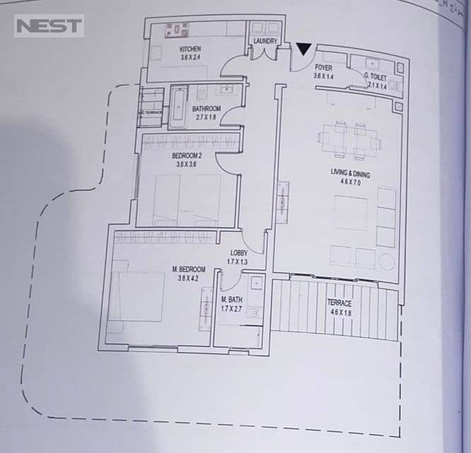 شقه ريسيل ارضي بجاردين  ديستركت فايف استلام 2024 التجمع الخامس District5 New Cairo 7