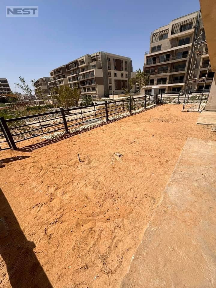 Apartment ground with garden Resale palm hills new cairo Ready to move 1