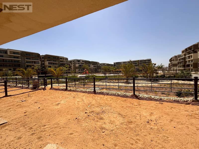 Apartment ground with garden Resale palm hills new cairo Ready to move 6