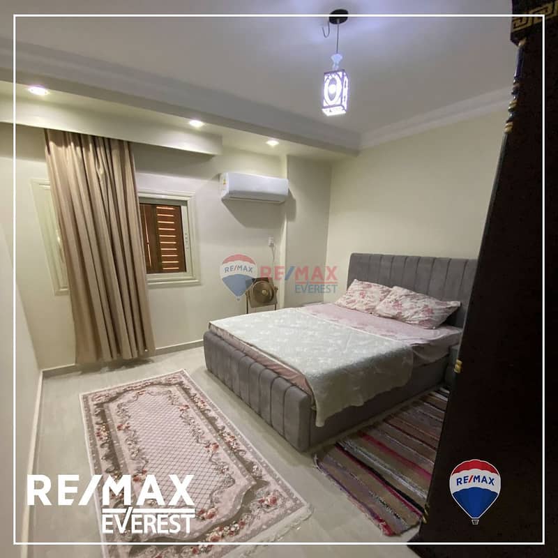 Furnished Ground Apartment For Rent In The 8th District - ElSheikh Zayed 2