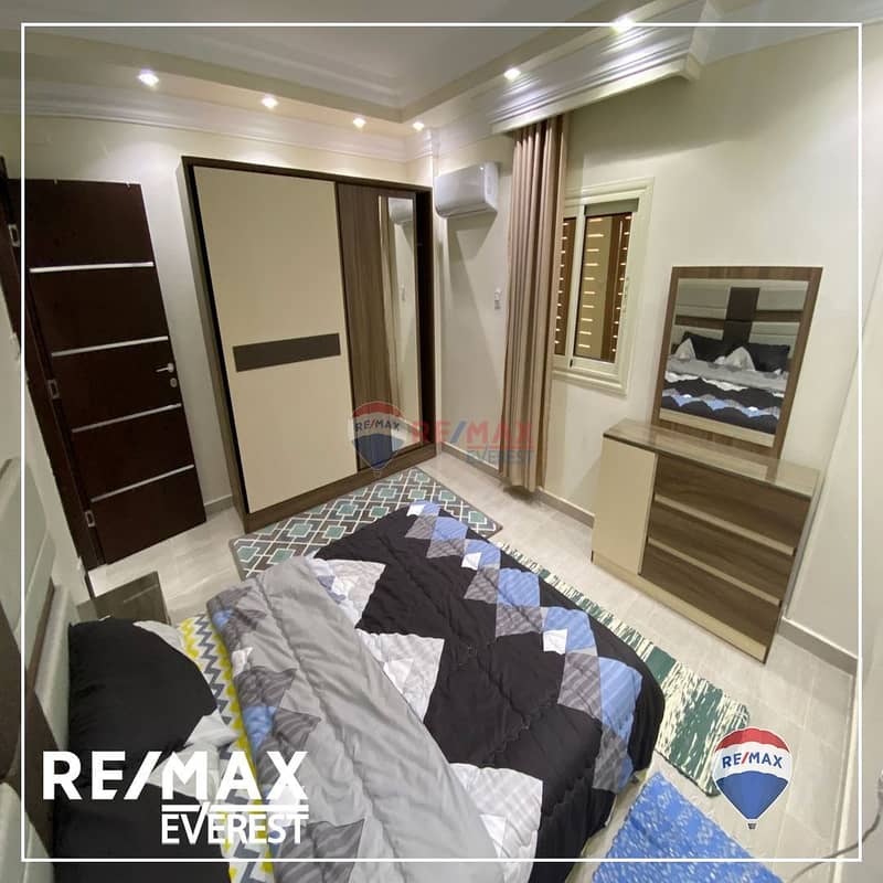 Furnished Ground Apartment For Rent In The 8th District - ElSheikh Zayed 4