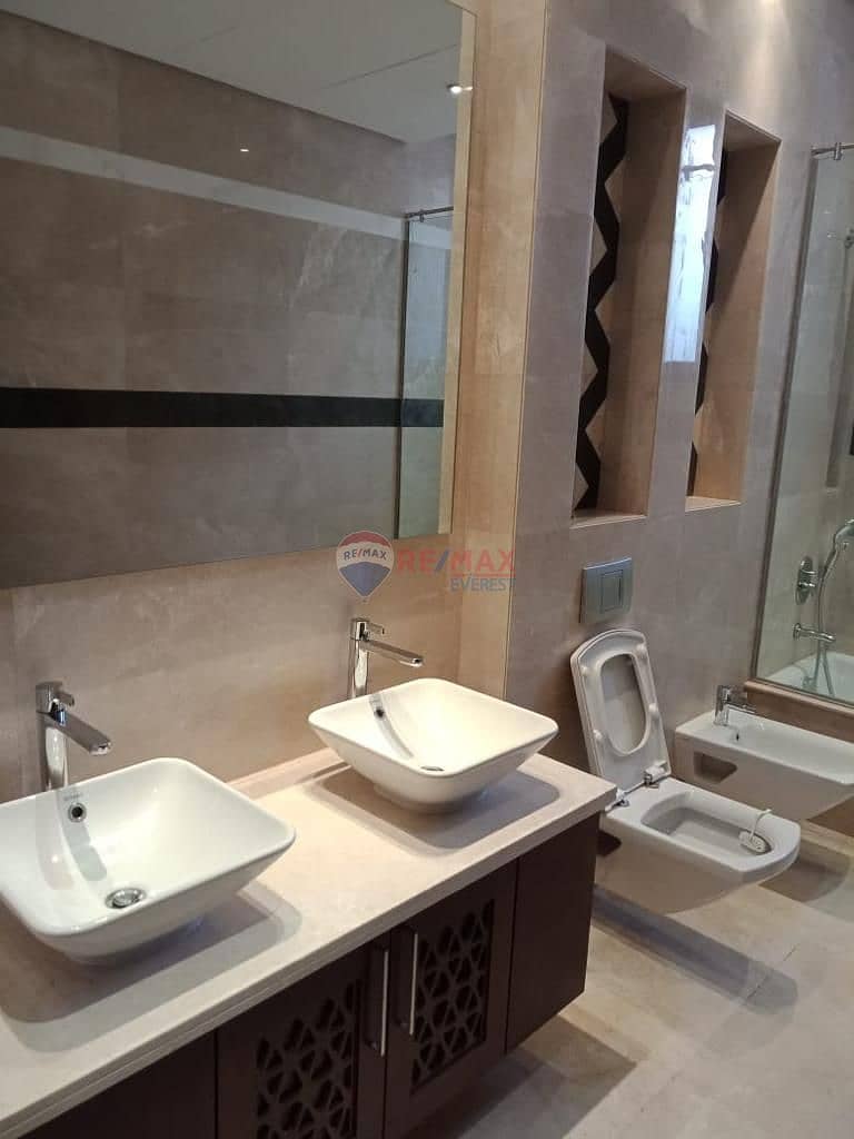 Modern Furnished Ground Apartment  at Forty West - Sodic- El Sheikh Zayed 16