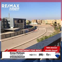 Apartment for rent at 10th District - Sheikh Zayed  - Excellent View