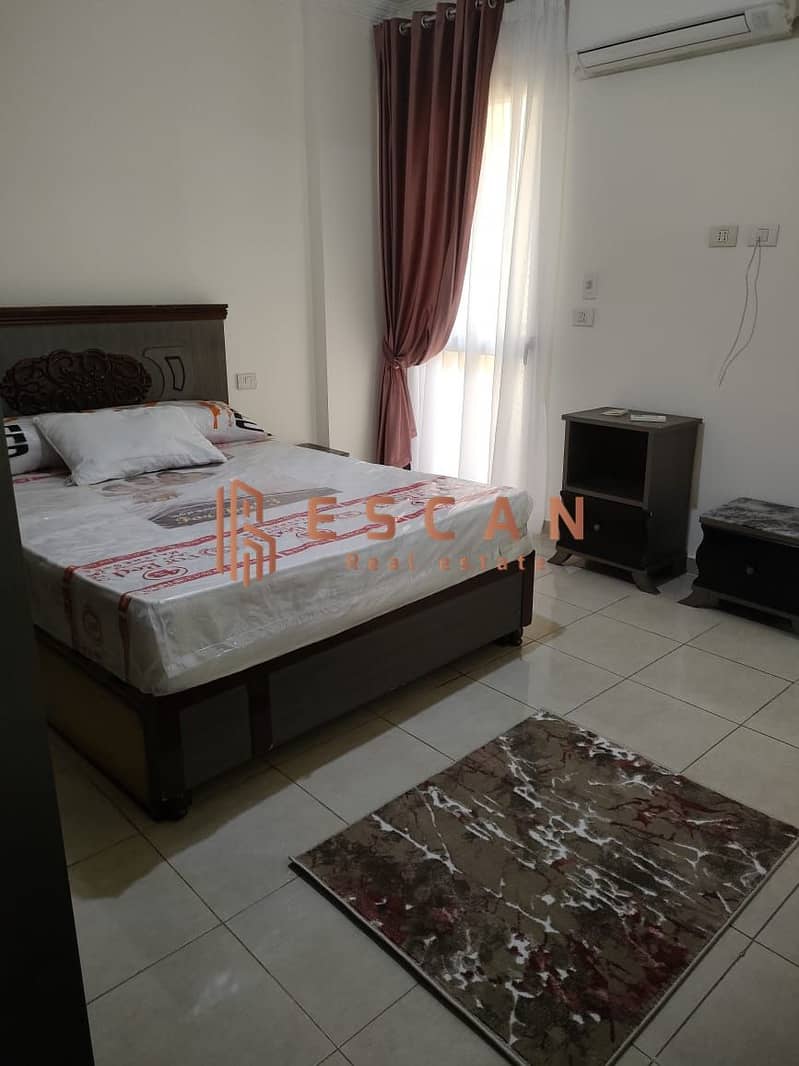 Furnished apartment for rent in Madinaty 13