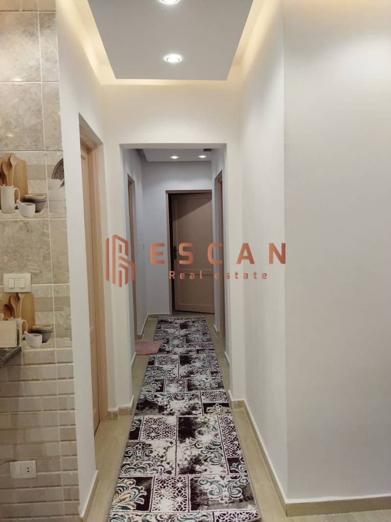 3 bedroom apartment for rent furnished hotel style in Rehab 1 next to Mall 2 special finishes hotel style furniture 10