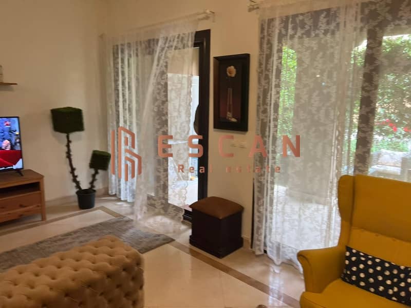 Furnished studio for rent in Mivida, ground floor with garden, 3 rooms, at a snapshot price 6