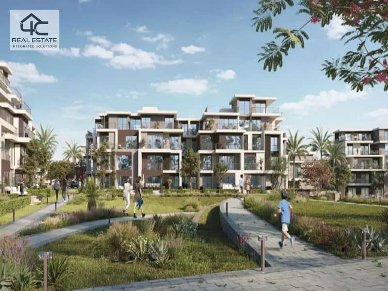 Townhouse middle 249 m  prime location with installments in Mostaqbal City 4