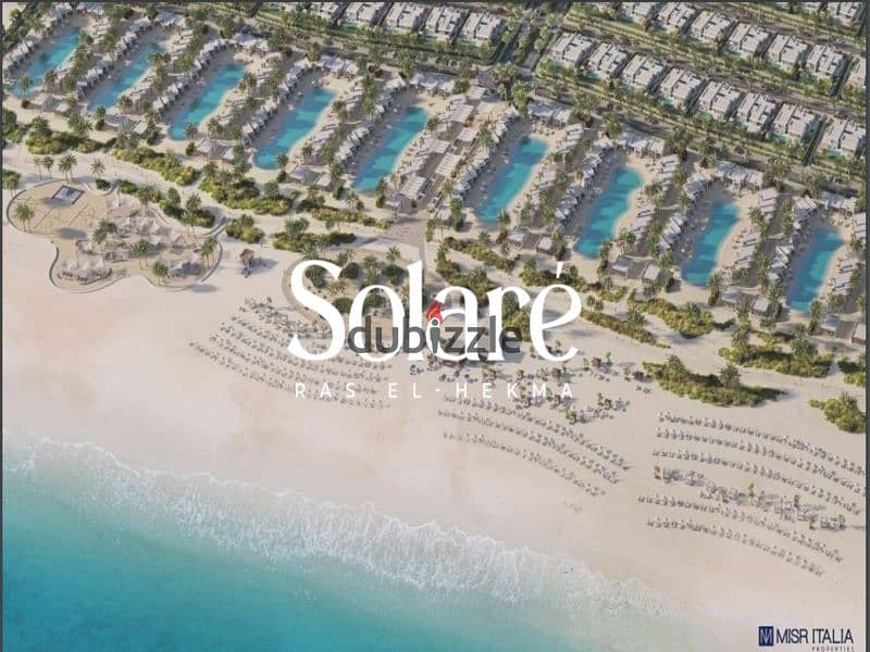 بمقدم 5% فقط شاليه متشطب بالكامل في سولاري راس الحكمه مع مصر ايطاليا - خصم كاش 25% * Solare * 7