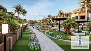 Own a townhouse villa without down payment (0%) in Sheikh Zayed, Montania Park Compound