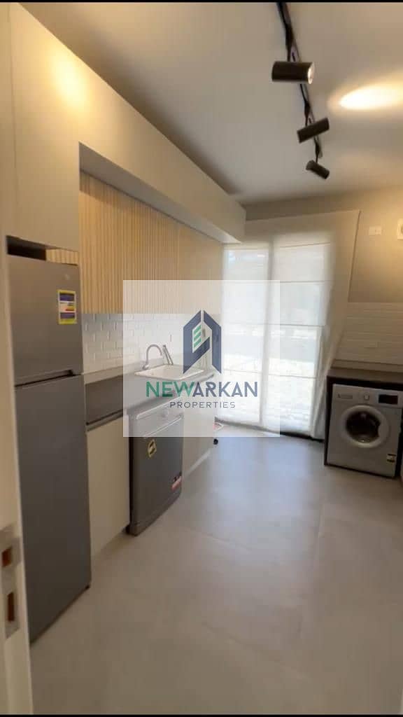 Own your apartment fully finished + AC, near to Smart Village 4