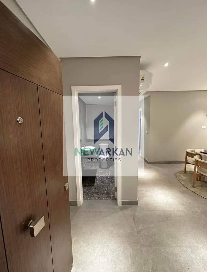 Own your apartment fully finished + AC, near to Smart Village 12