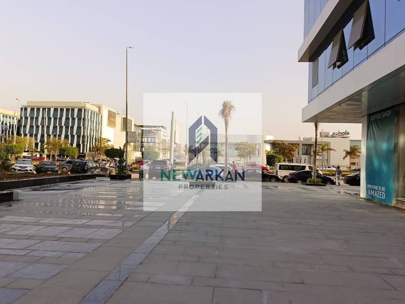 Office for rent 70 meters fully finished + AC with lowest price meter near to Arkan 5