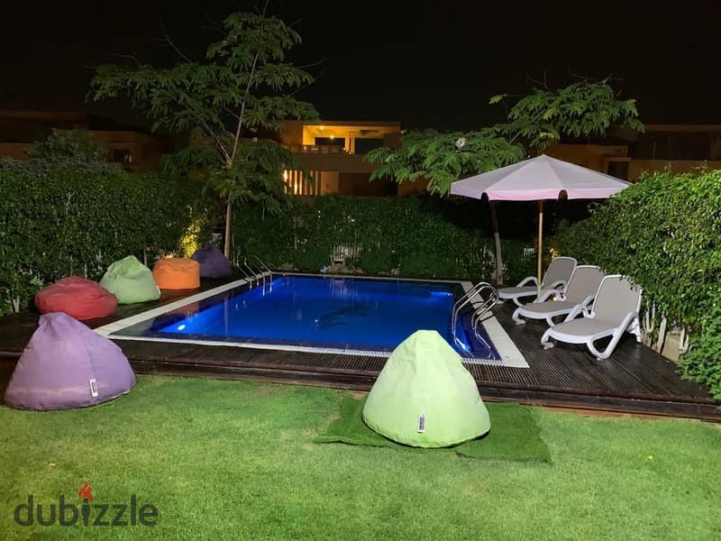 Villa *Resale* for sale, fully finished with furniture and appliances, Ready To Move  in Hacienda White | Swimming pool and private garden 7