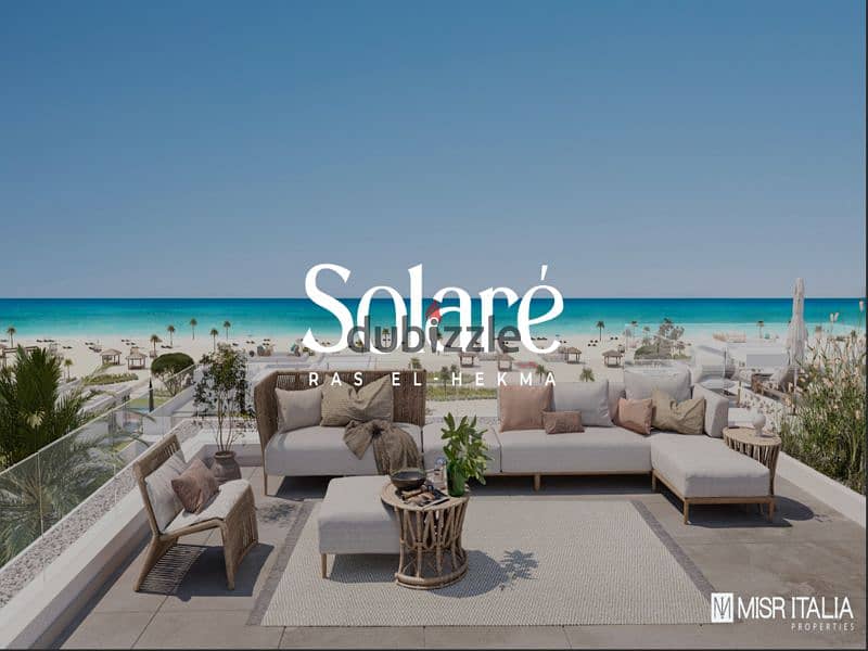 With only 5% down payment, a fully finished 3-room chalet in Solare Ras El Hekma with Misr Italia - 25% cash discount 17