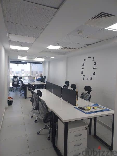 مكتب اداري للايجار 116م علي التسعين التجمع الخامس Office For Rent 116 2