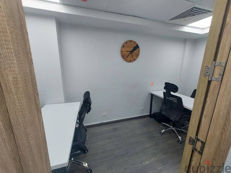 مكتب اداري للايجار 116م علي التسعين التجمع الخامس Office For Rent 116 12