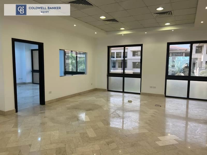 Ready to move Fully Finished Administrative Office 138 sqm For Sale in Fifth Settlement - Kattameya Heights - New Cairo 1