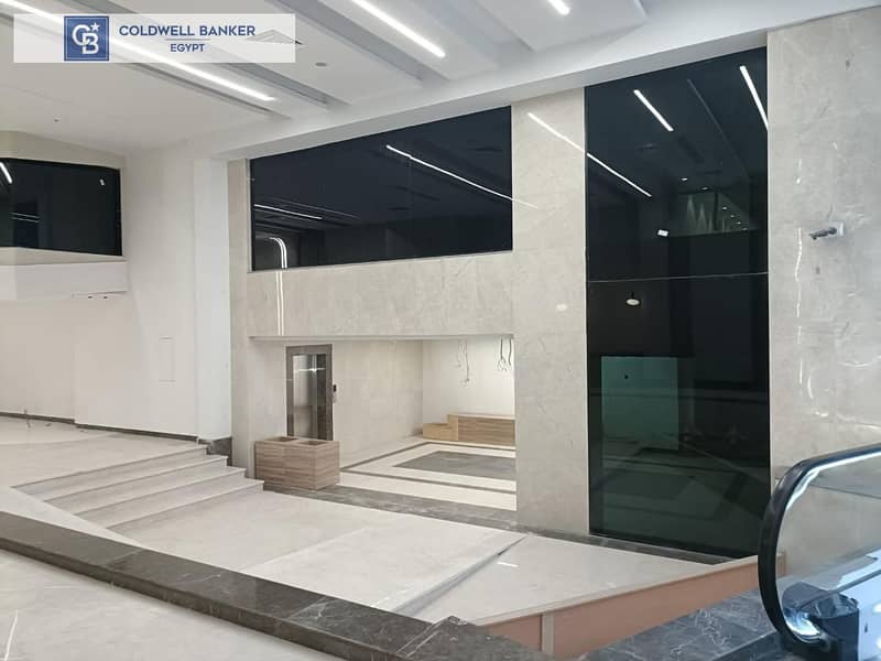 Ready to move Fully Finished Administrative Office 127 sqm For Rent in Fifth Settlement  Directly on North 90 st New Cairo 4