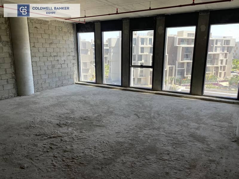 Semi Finished Administrative Office For Rent 90 sqm ready to move in Fifth Settlement - EDNC - New Cairo 8