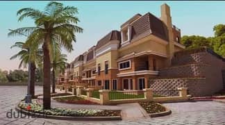 villa at  price of apartment, directly overlooking club in Sarai Compound 0