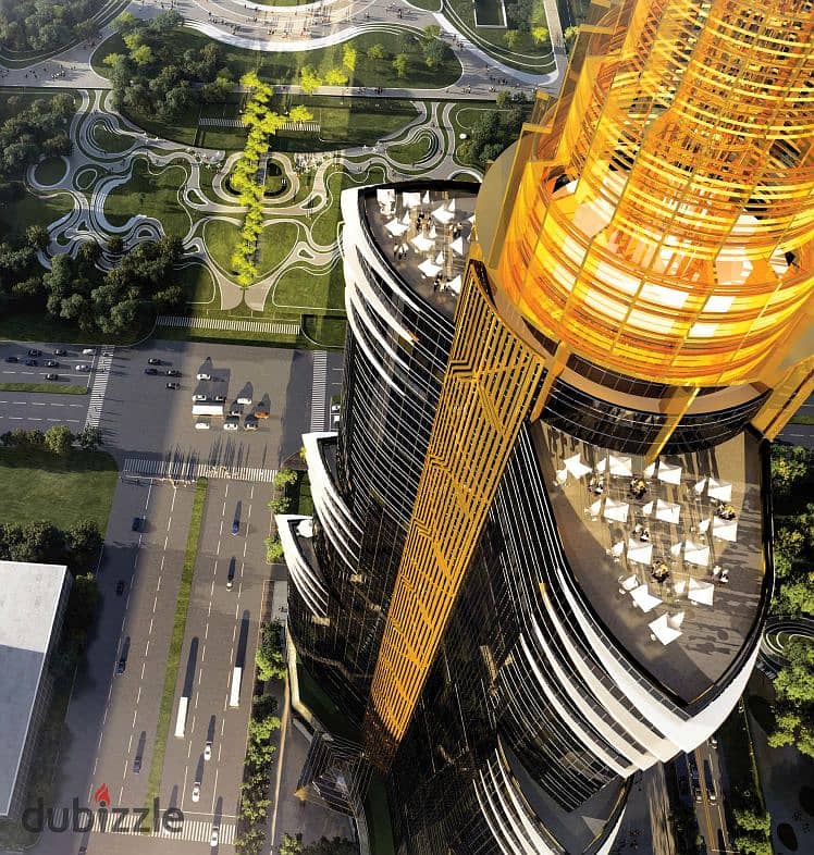 مكتب اداري 50م للبيع ف Nile Business TOWER العاصمة الادارية الجديدة للبيع بمقدم 600 الف فقط 1